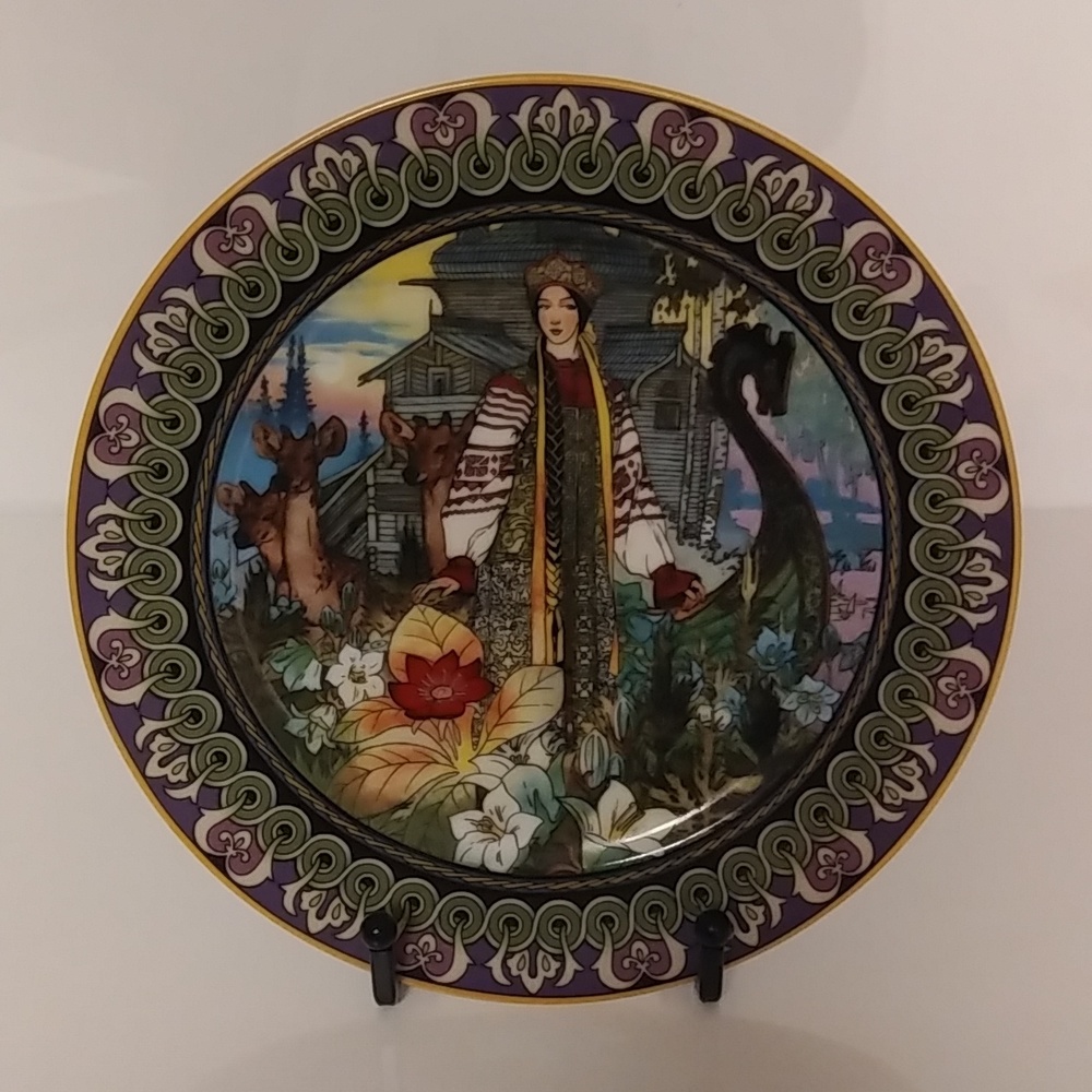 Plate 1991 Russian legend of the scarlet Flower